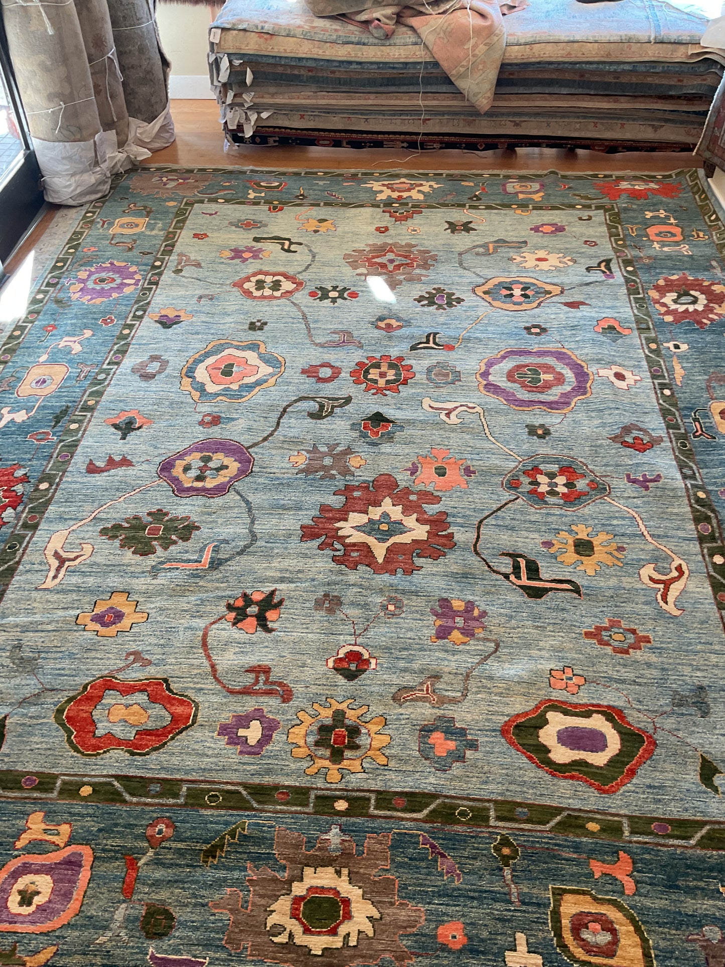 Afghan Oushak - 11.11x15.4 - 95294