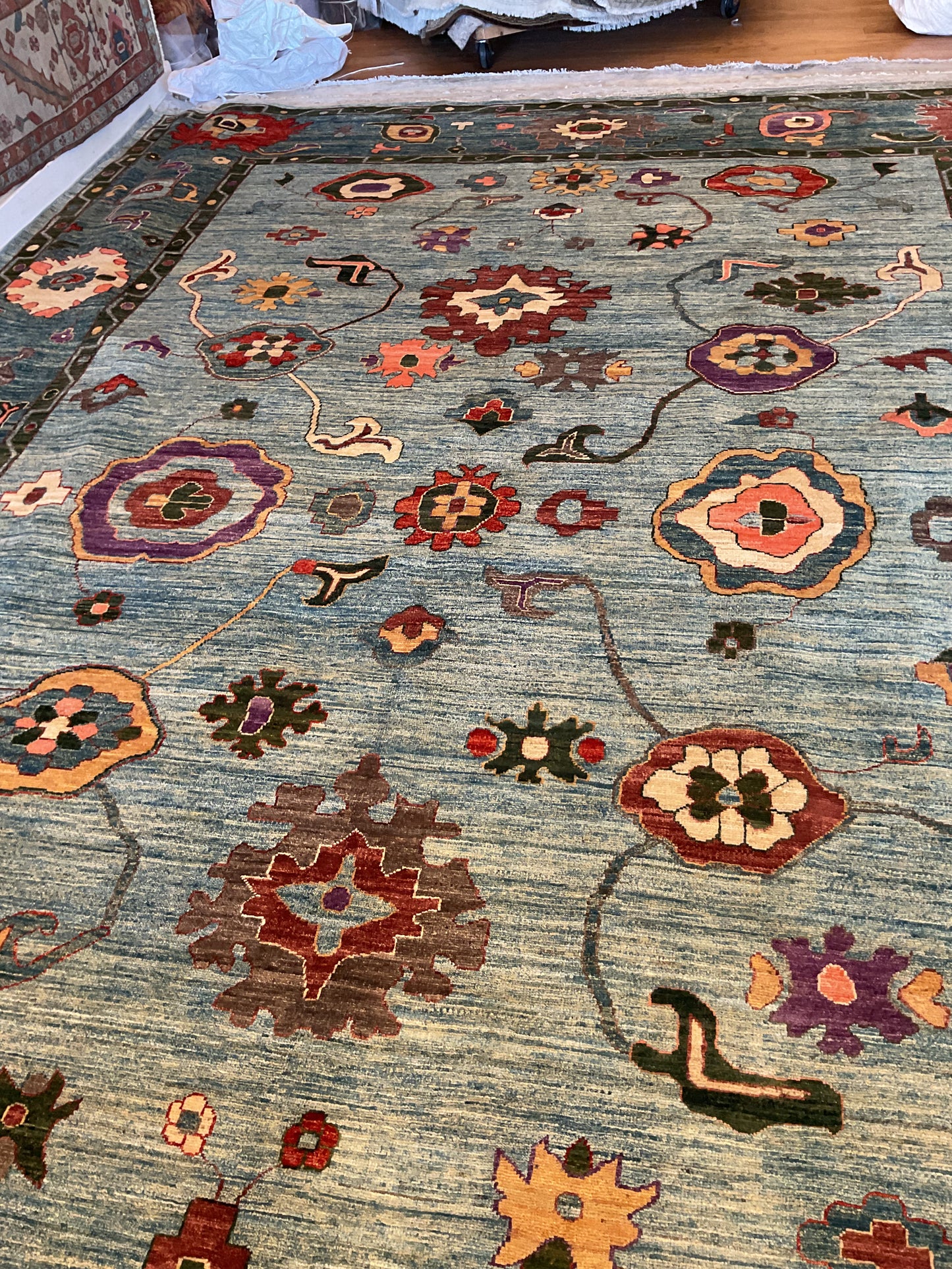 Afghan Oushak - 11.11x15.4 - 95294