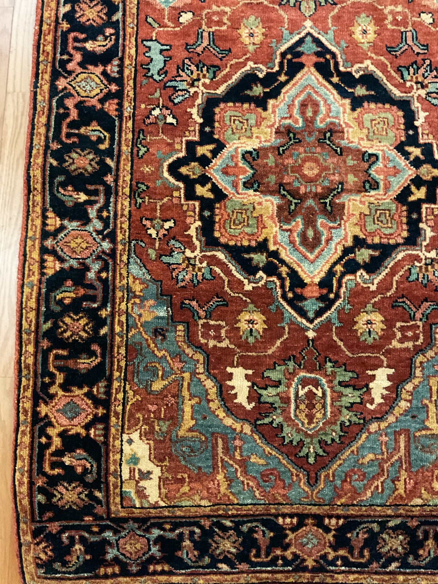 Indian Heriz Serapi - 2.6x12.0 - 58080