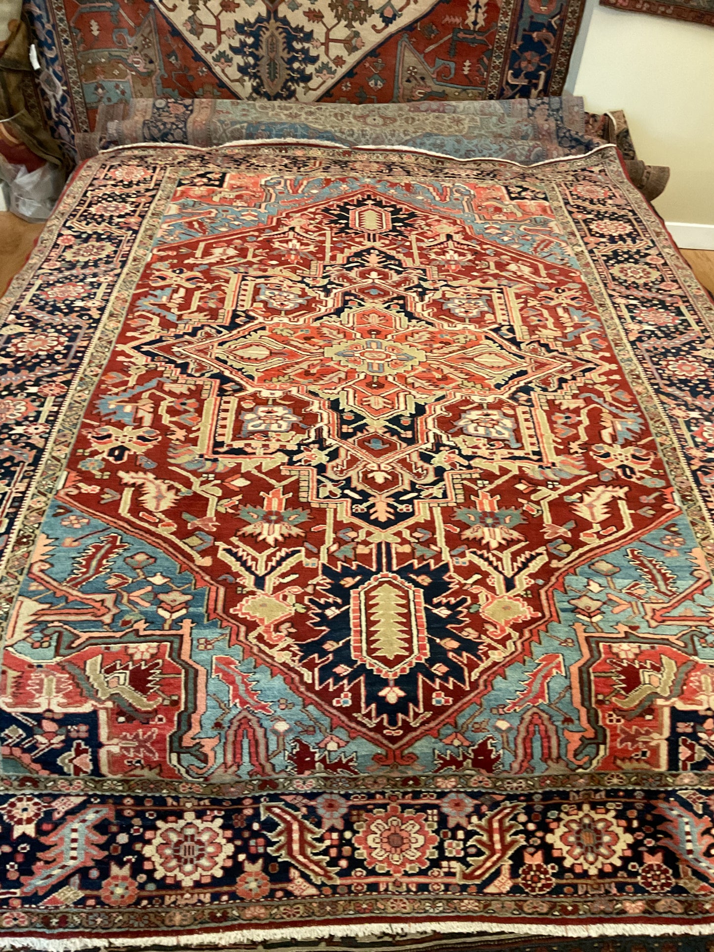 Persian Heriz - 8.0x10.10 - 1629