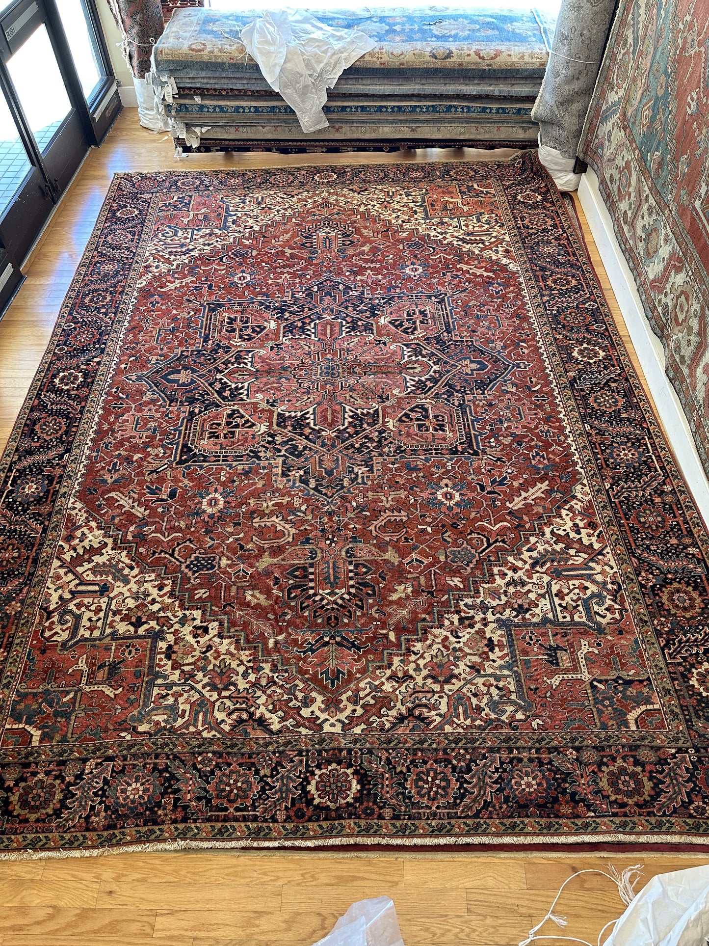 Persian Heriz - 11.0x15.5 - 15152