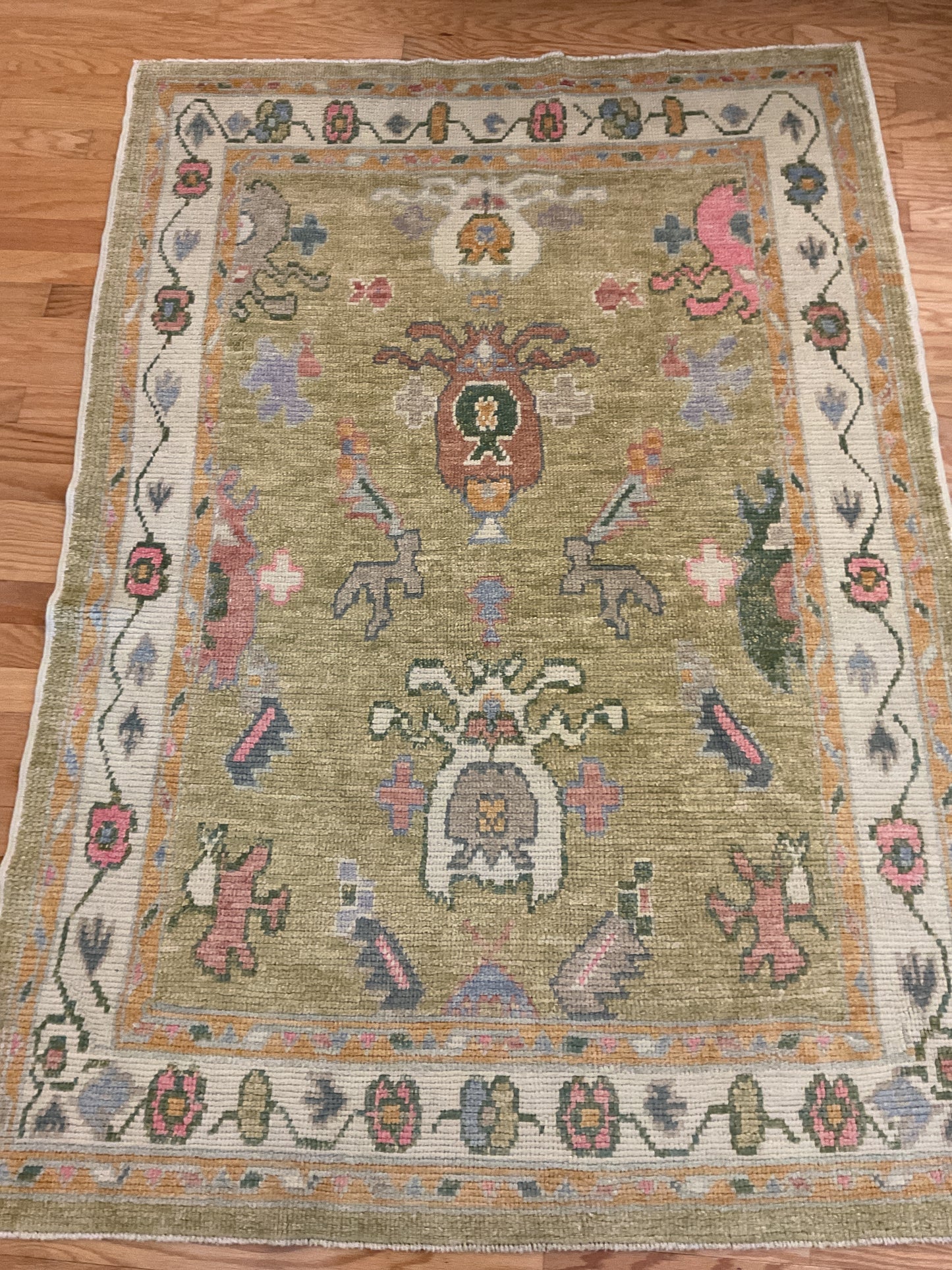 Turkish Oushak - 4.11x6.11 - 12182