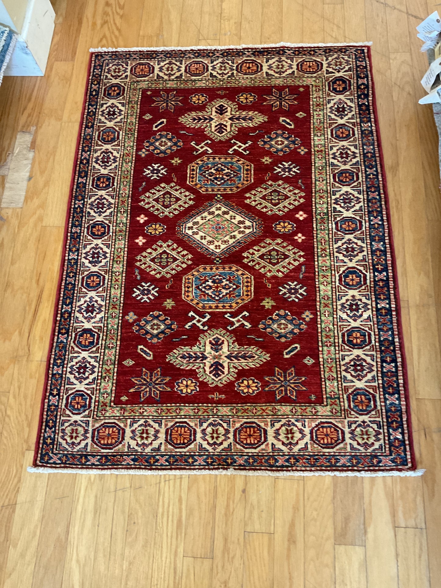 Afghan Kazak - 3.4x4.8 - 1274