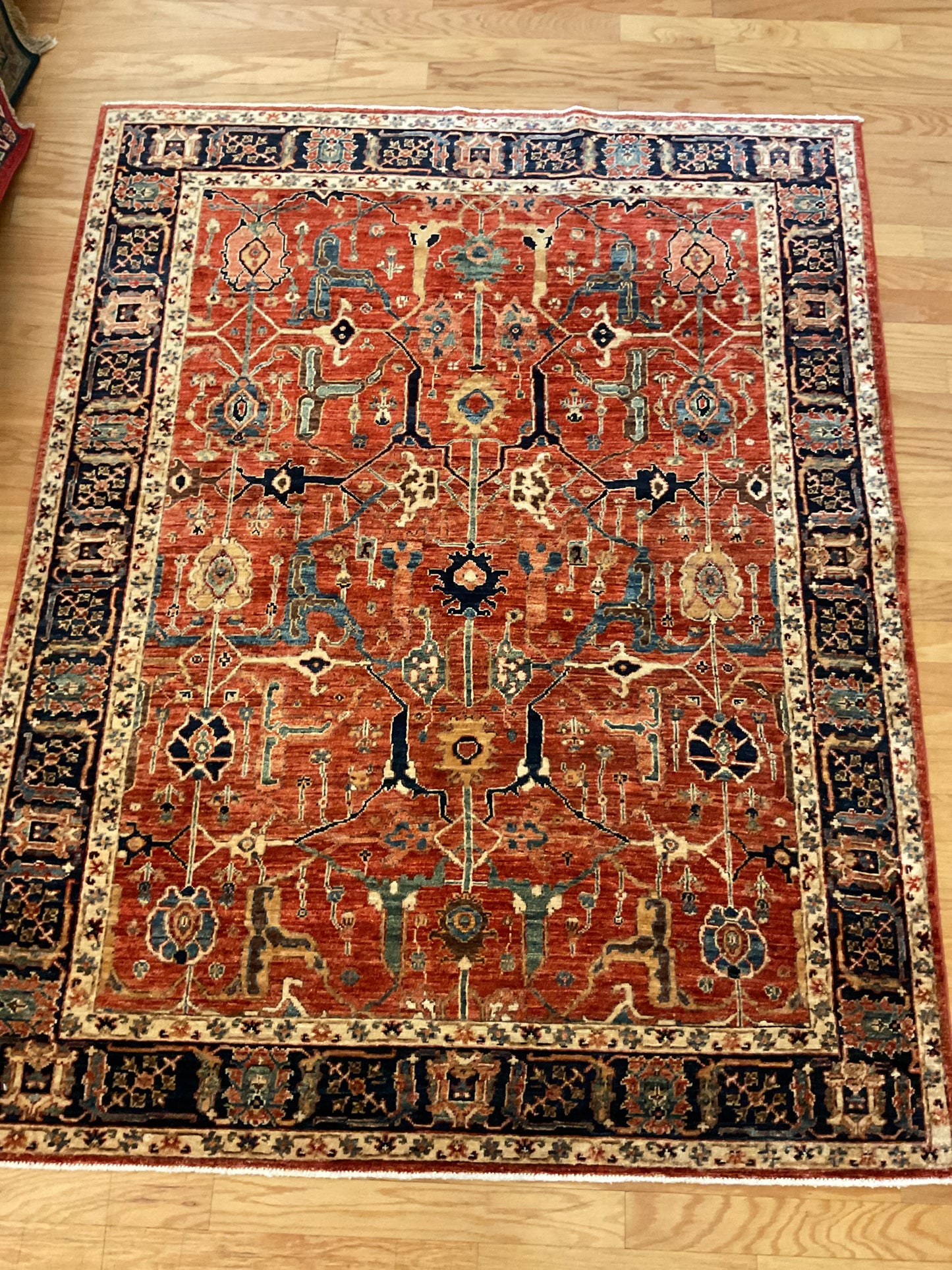 Afghan Heriz - 5.1x6.5 - 5135