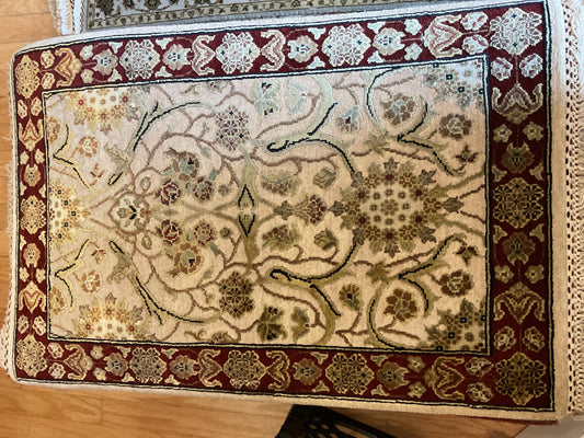 Indian Agra Jaipur W/silk - 2.1x3.1 - 10063