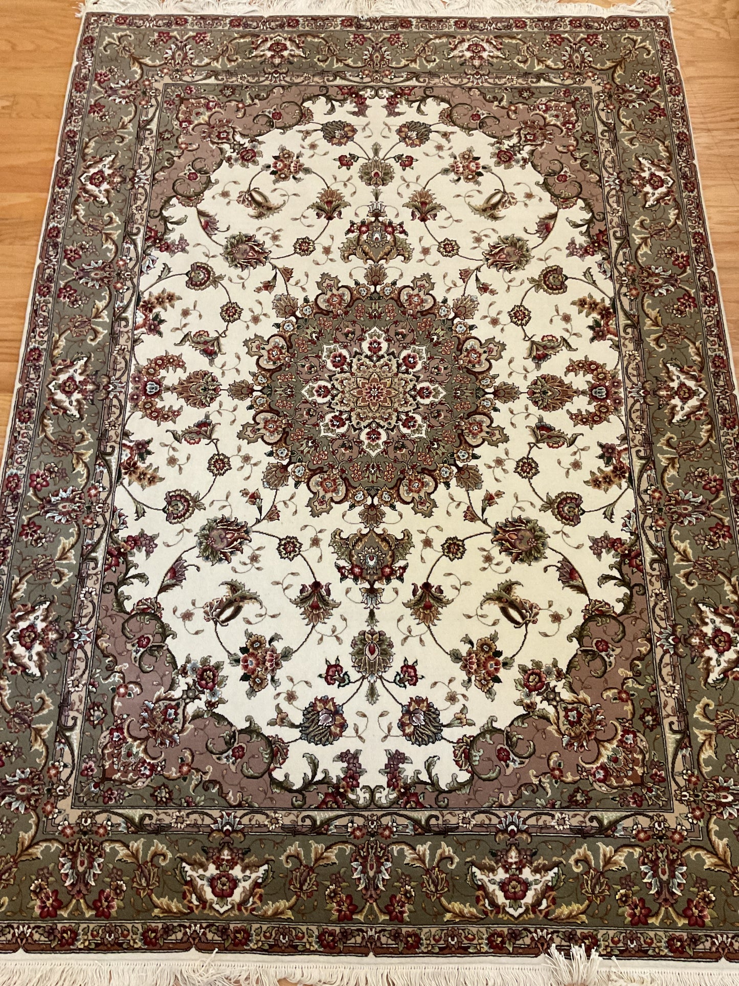 Sino Tabriz W/silk - 5.0x7.0 - I5148