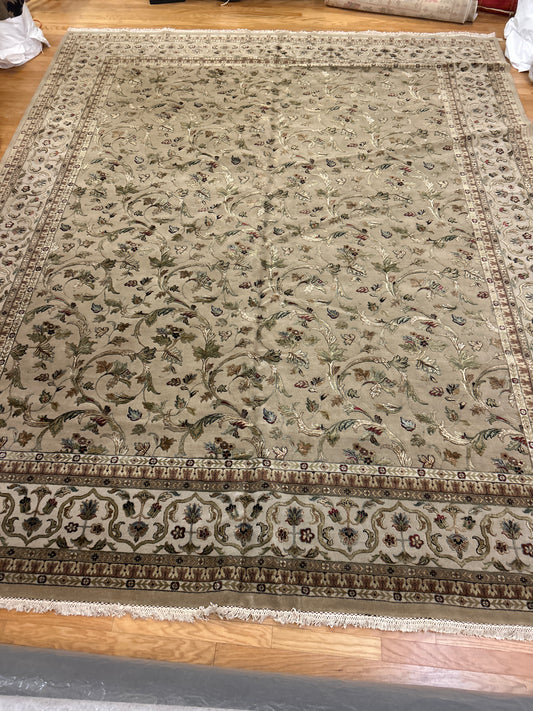 Indian Agra Jaipur W/silk - 12.0x15.0 - P6332