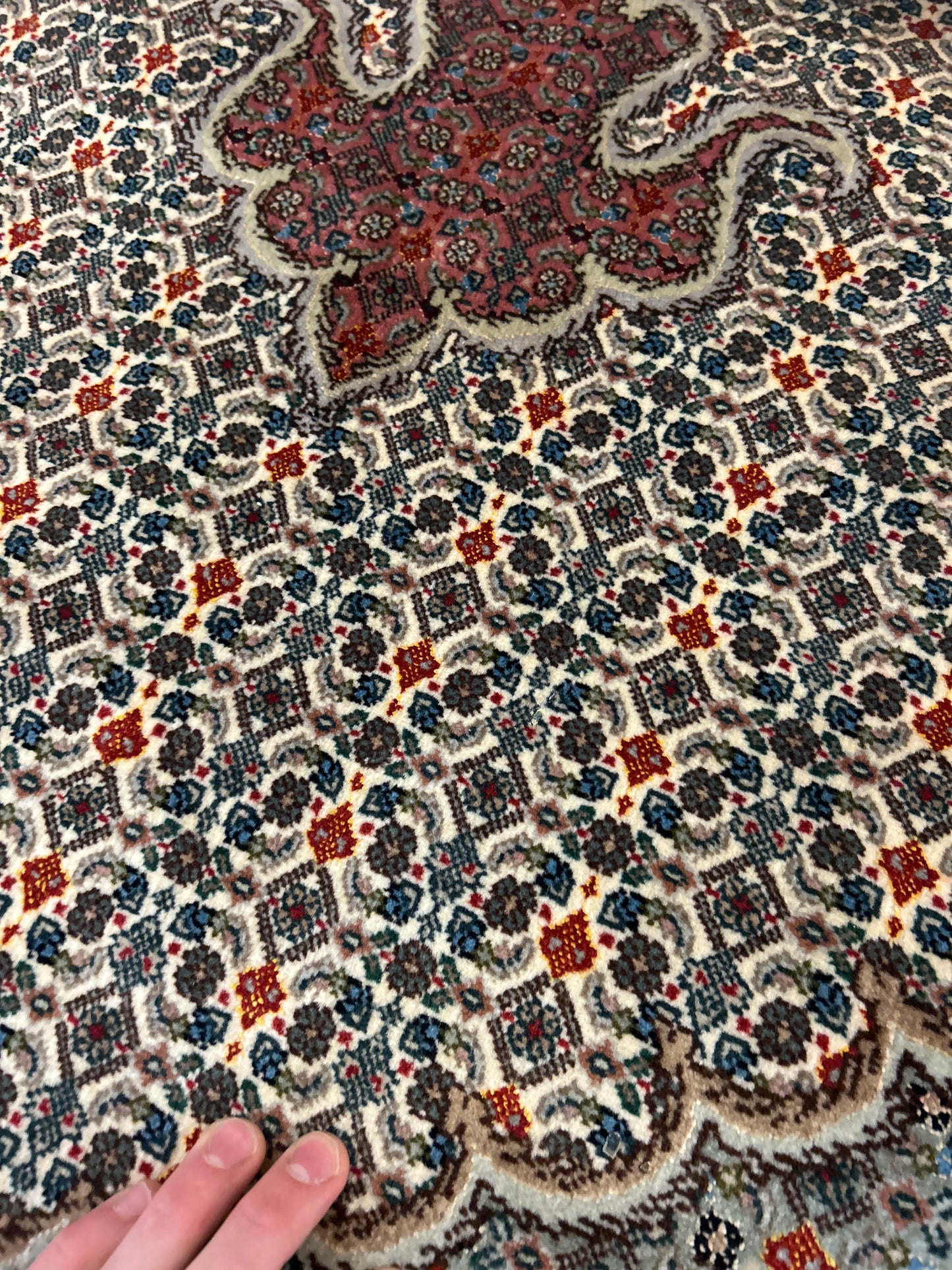 Persian Tabriz W/silk - 8.1x11.6 - 119961