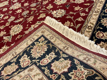 Sino Tabriz Rug, 7'9" x 10', in ivory, navy and red - photo 4