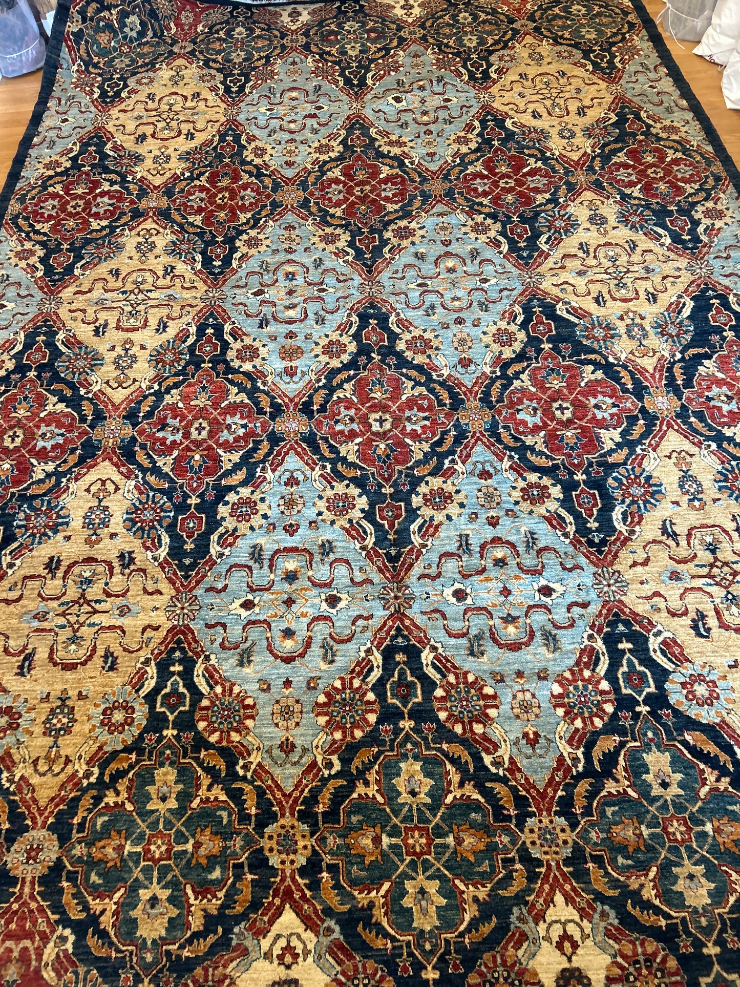 Pakistan Zigler Mohal - 11.6x17.3 - 1705-46