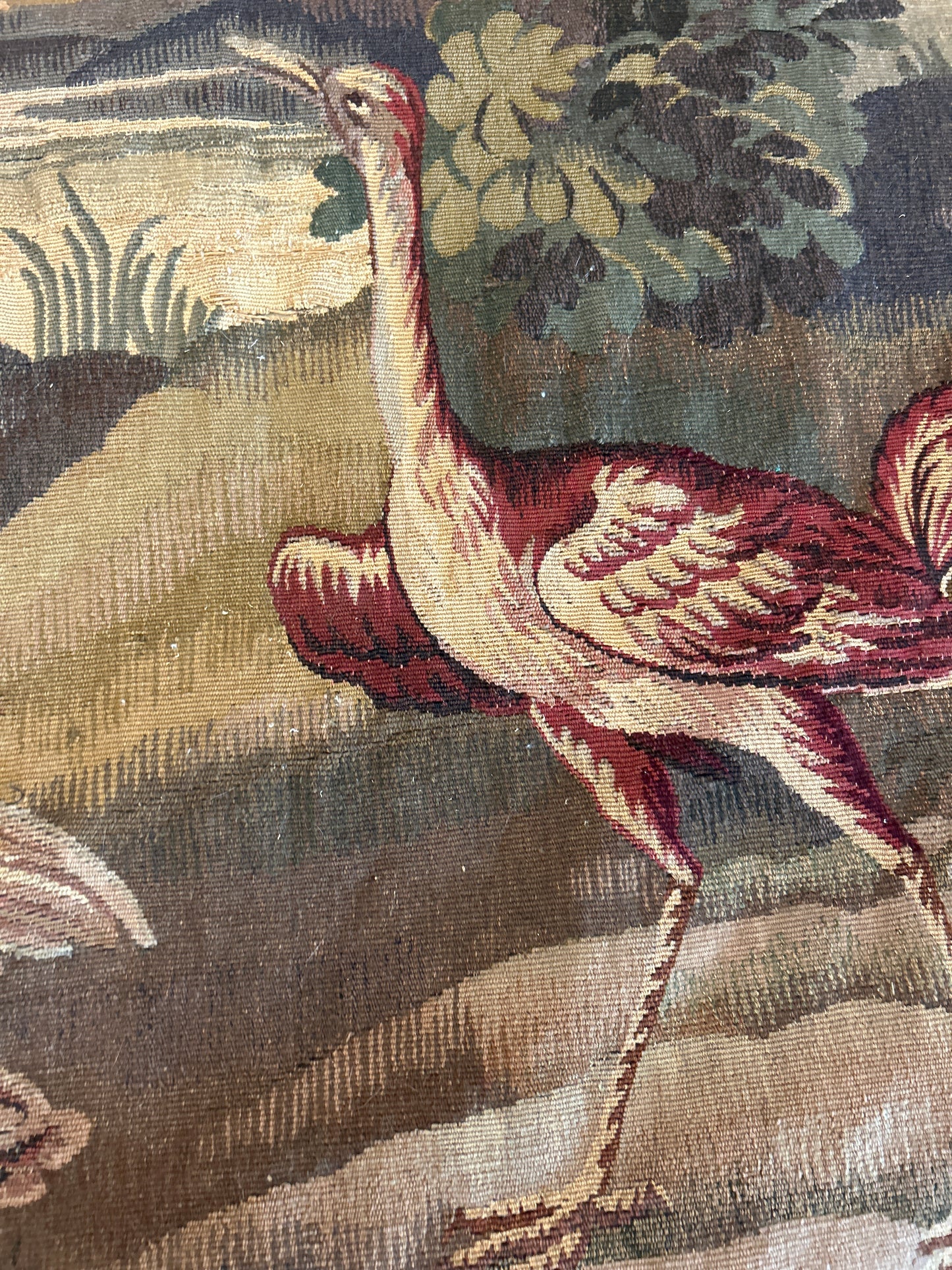 French Aubusson Tapistry - 7.7x6.1 - 446893