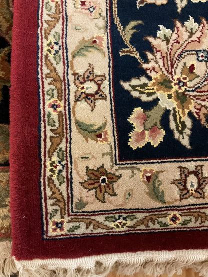 Sino Tabriz Rug, 7'9" x 10', in ivory, navy and red - photo 3