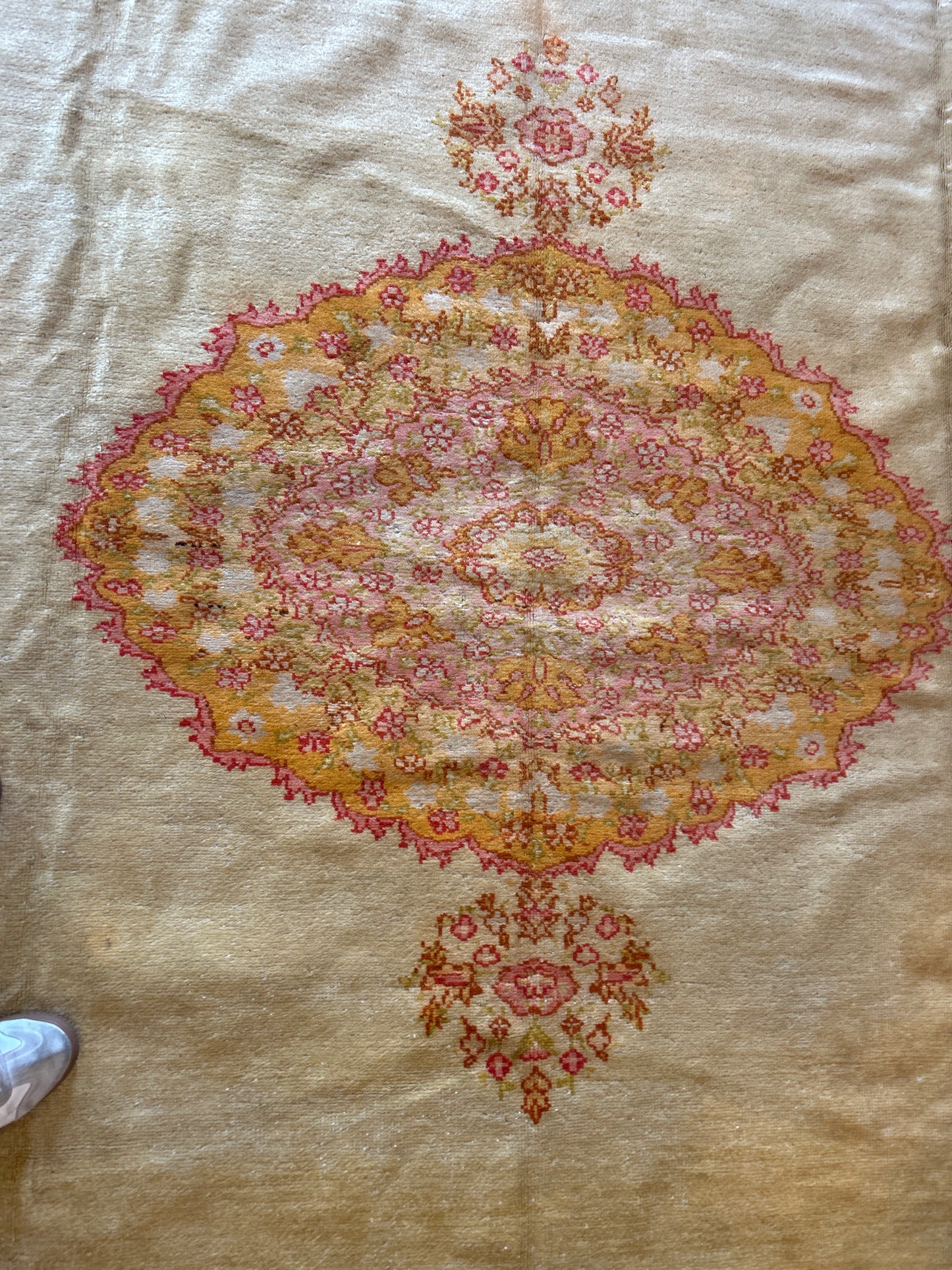 Turkish Oushak - 11.7x15.3 - 11994Haley