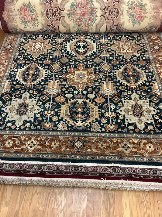 Indian Heriz - 9.1x12.0 - 193862