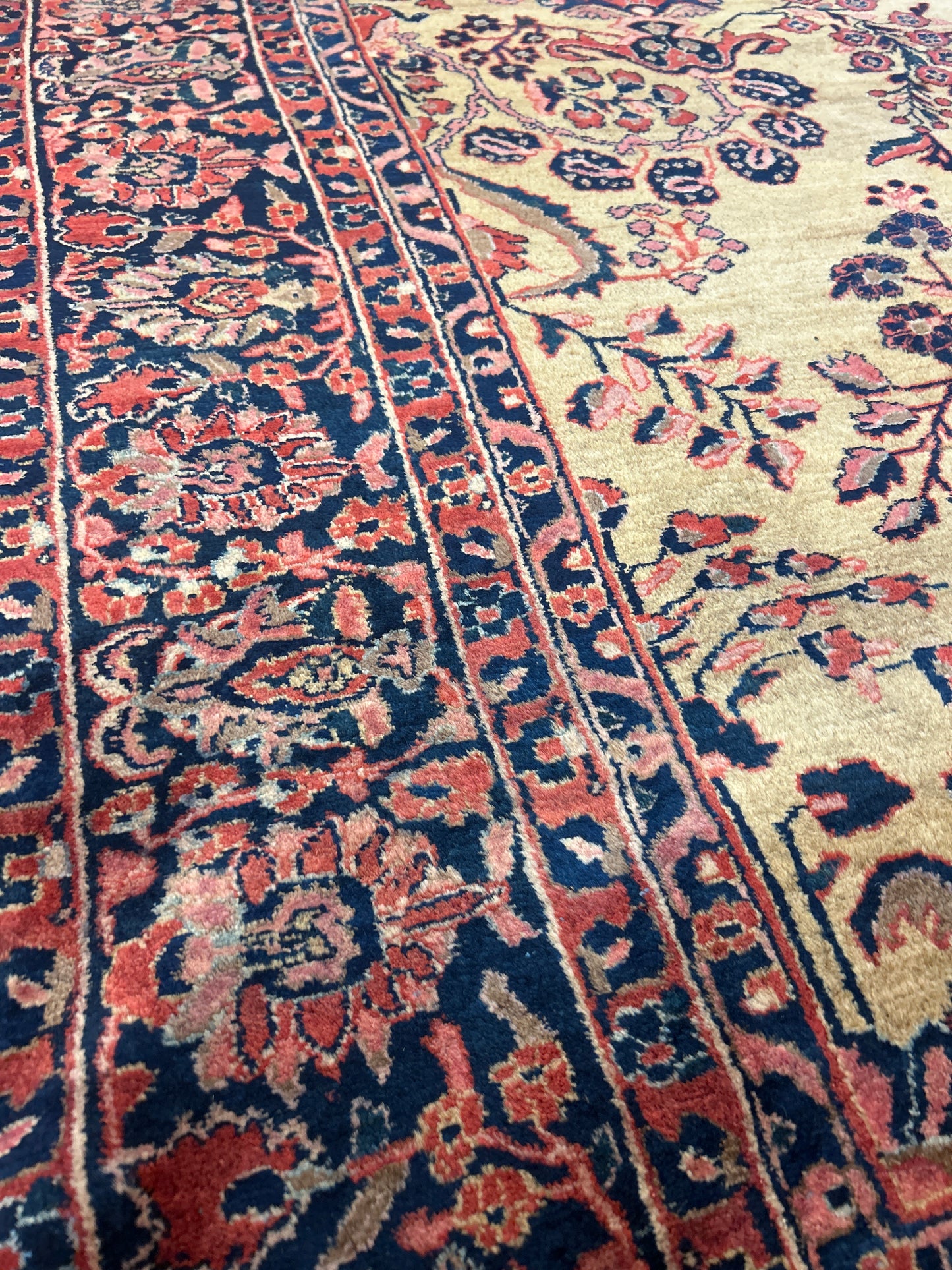 Persian Sarouk Mohajaran - 9.4x13.3 - 075817