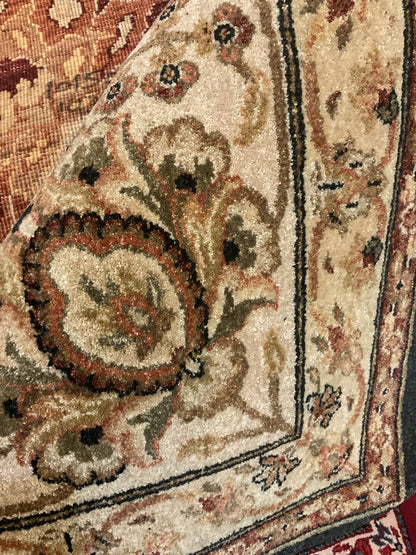 Indian Peshawar Rug, 9'1" x 12'3", in beige, black, gold and ivory - photo 3
