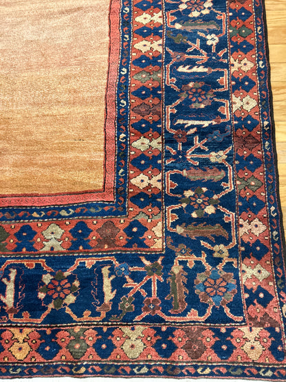 Antique Persian Zigler Mohal Rug, 12'2" x 16'8", in camel, navy and red - photo 5