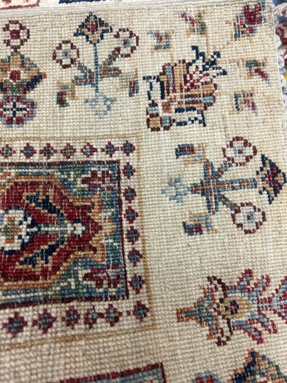 Afghan Turkman Runner, 2'8" x 22'3", in blue, ivory, navy and red - photo 4