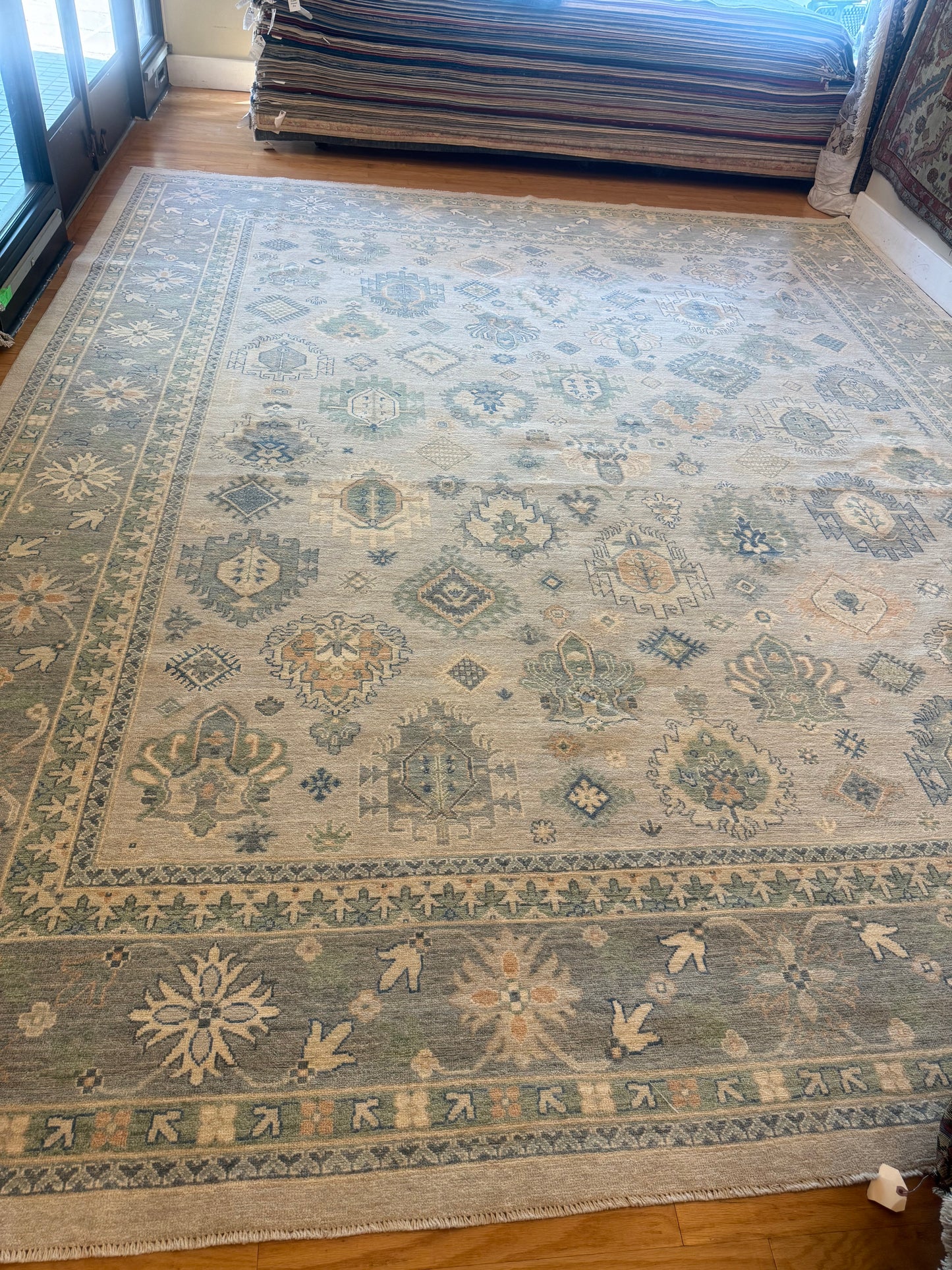Afghan  Oushak - 12.3x14.7 - 107416