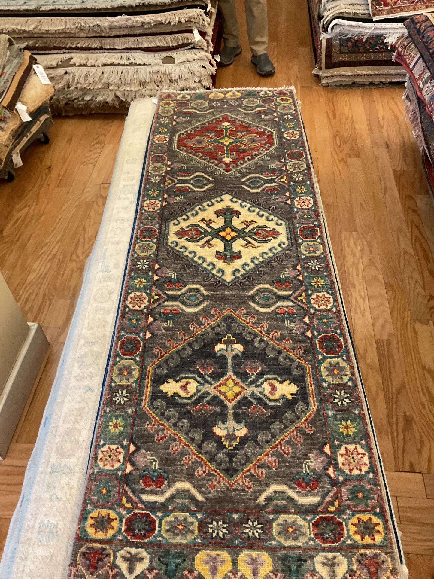 Afghan Oushak - 1.11x6.4 - 10-1311