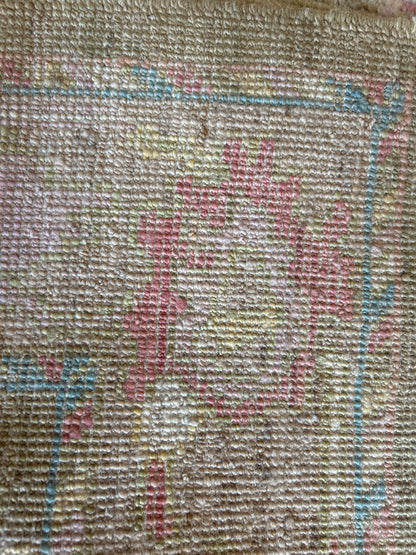 Afghan Oushak Runner, 2'10" x 5'10", in blue, green, ivory and orange - photo 4
