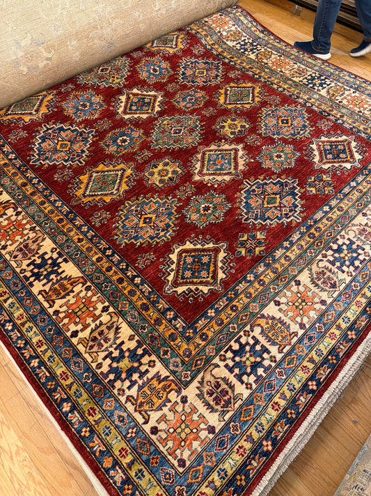 Afghan Kazak - 8.1x10.5 - 137995
