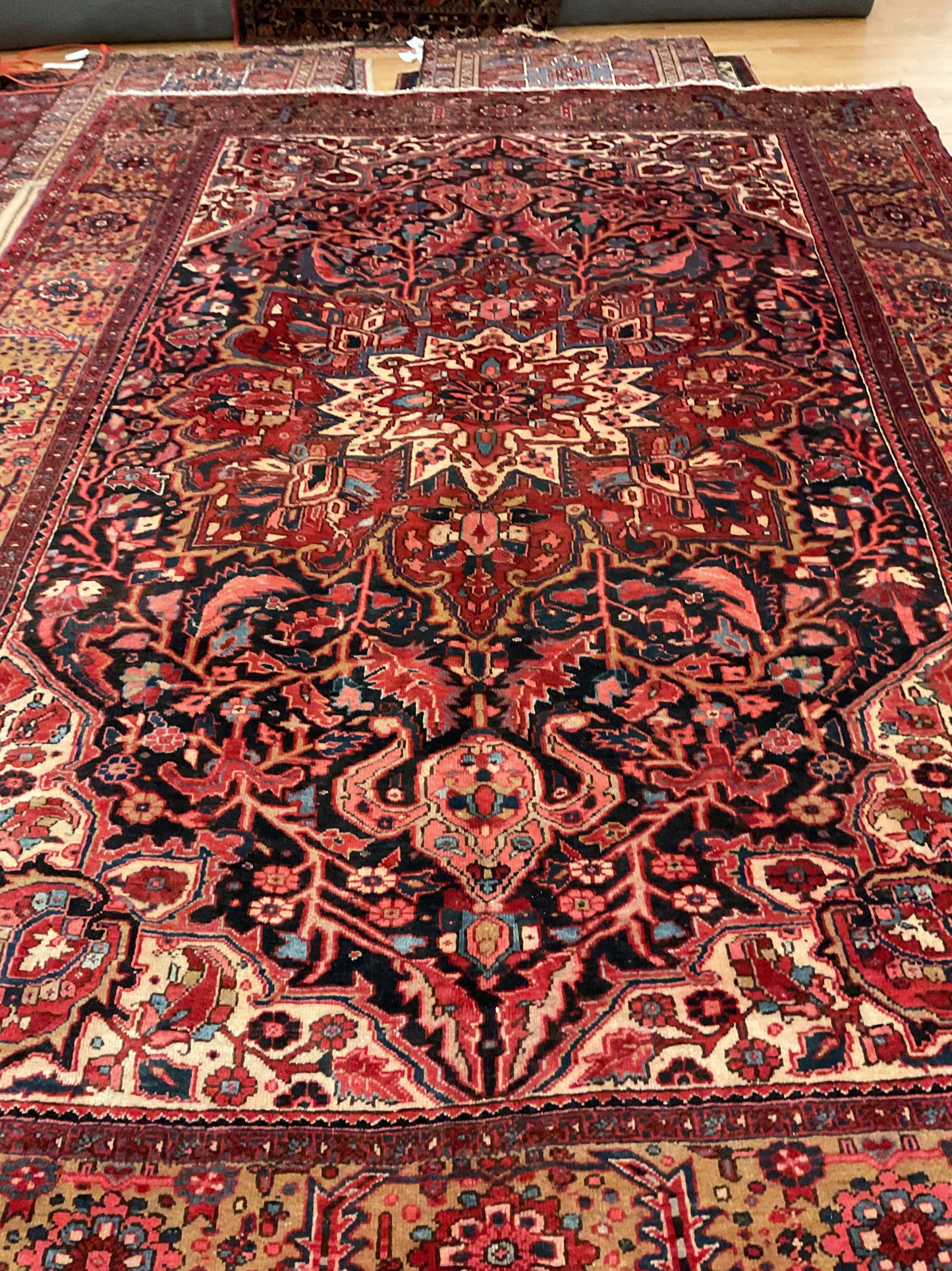 Persian Heriz - 9.5x12.8 - MR553
