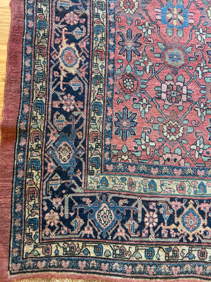 Persian Bidjar Rug, 9'5" x 15'1", in beige, blue, green and navy - photo 2