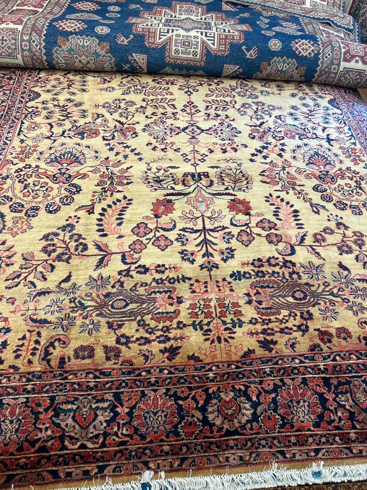 Persian Sarouk Mohajaran - 9.4x13.3 - 075817