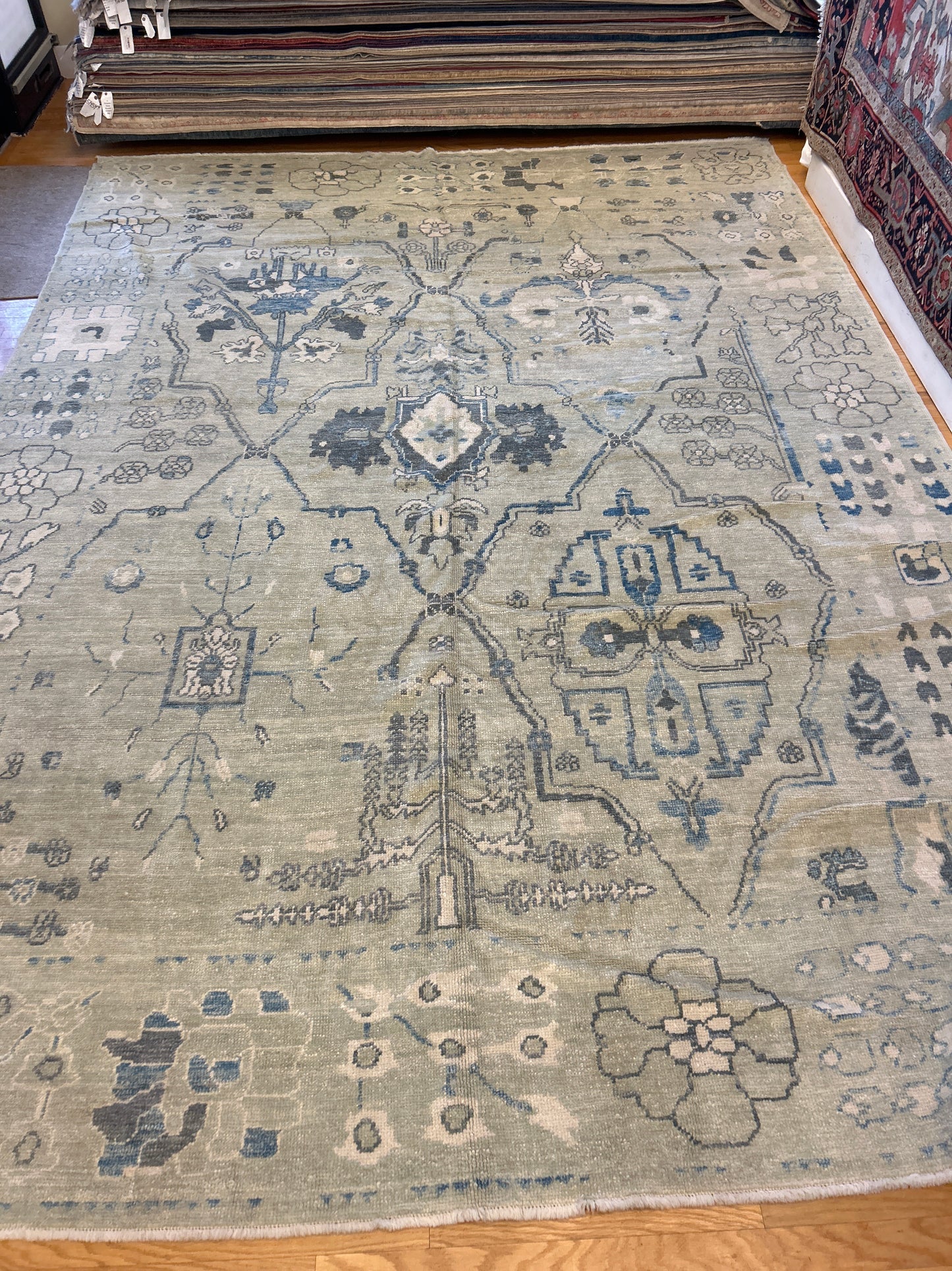 Turkish Oushak - 10.10x14.9 - AC1136