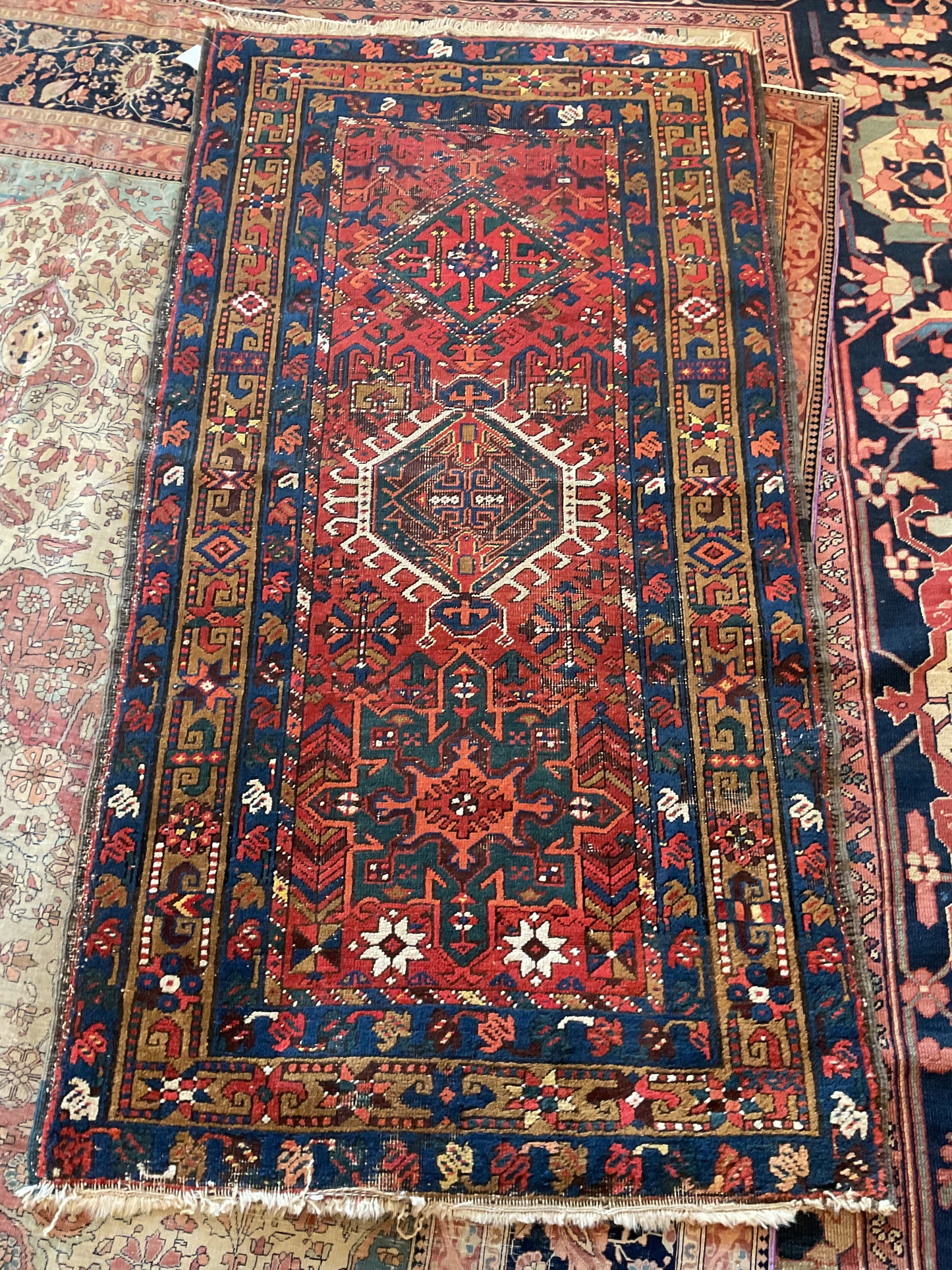 Persian Heriz  - 3x6 - 666898