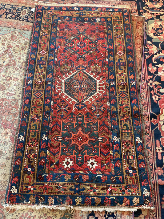 Persian Heriz  - 3x6 - 666898