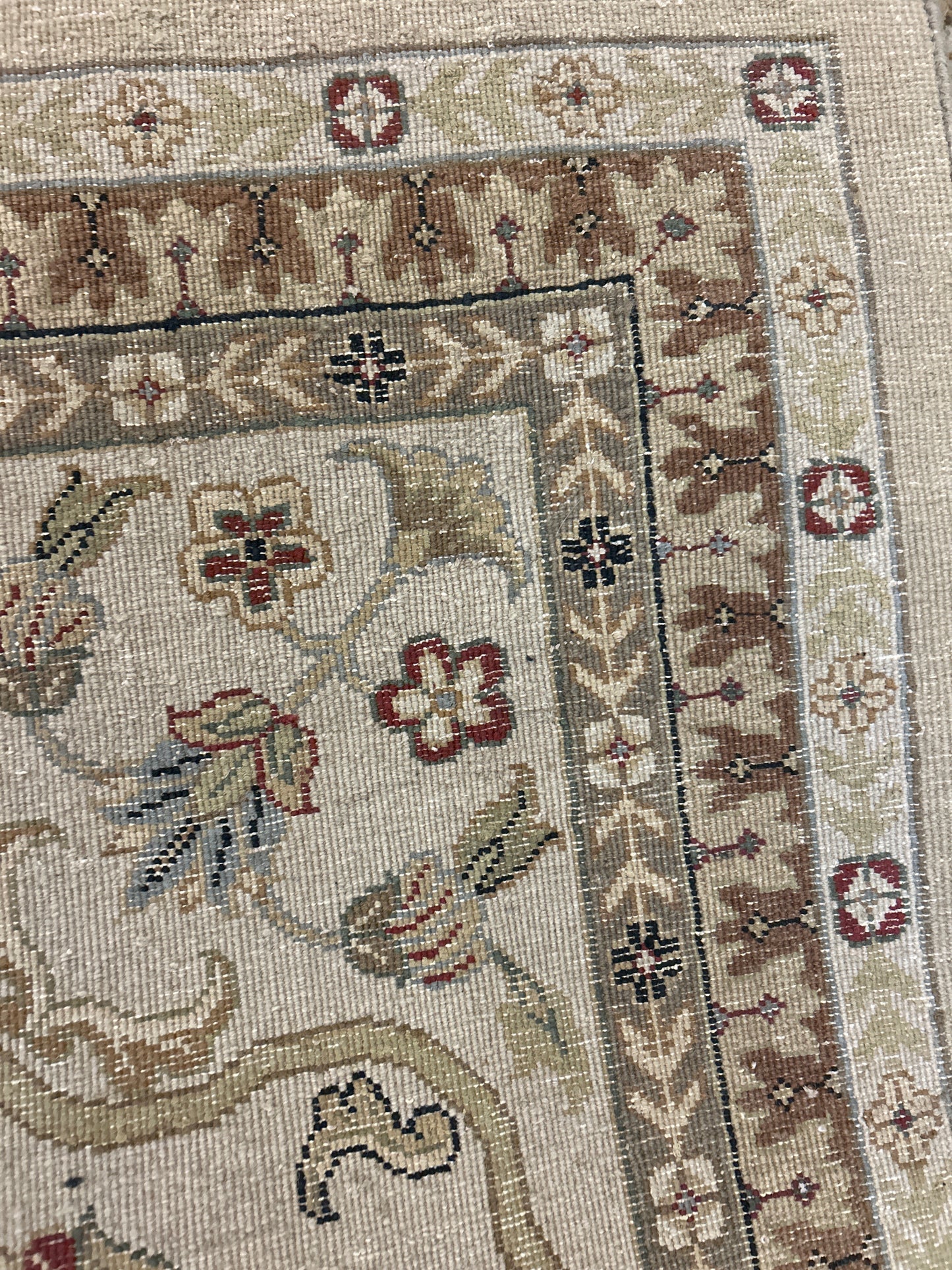 Indian Agra Jaipur W/silk - 12.0x15.0 - P6332
