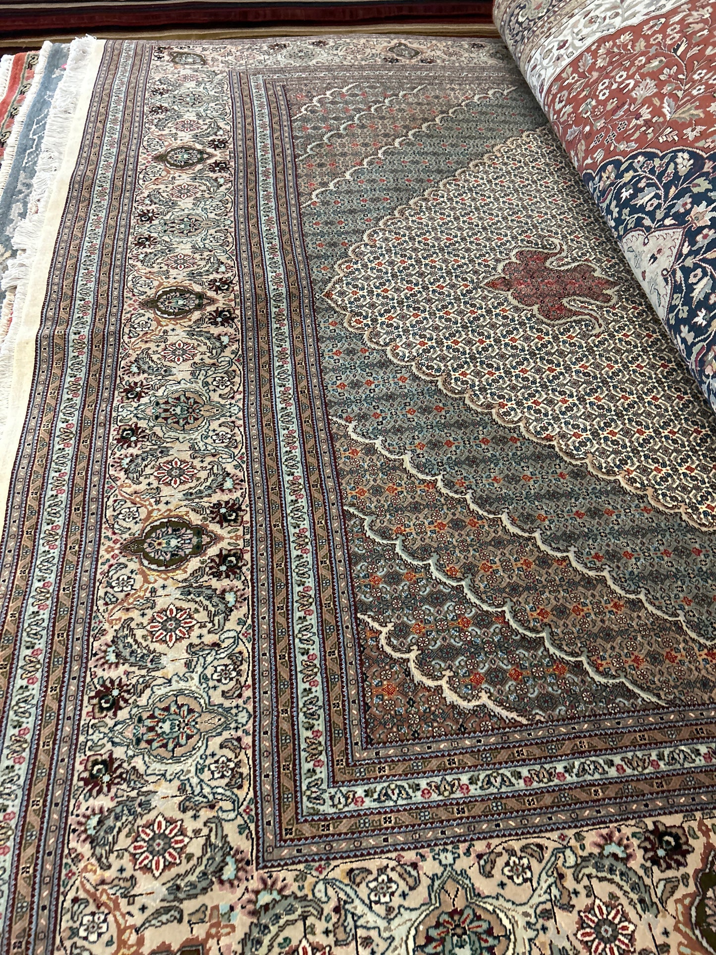 Persian Tabriz W/silk - 8.1x11.6 - 119961