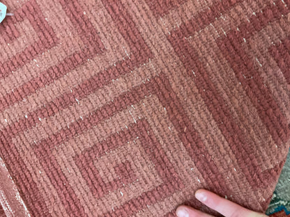 Tibetan Modern Rug, 9' x 12', in brick, ivory and rust - photo 4