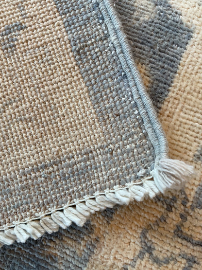 Afghan Peshawar Runner, 2'10" x 11'11", in blue, grey and ivory - photo 4