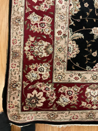 Sino Tabriz Rug, 8' x 10', in beige, black, ivory and red - photo 2