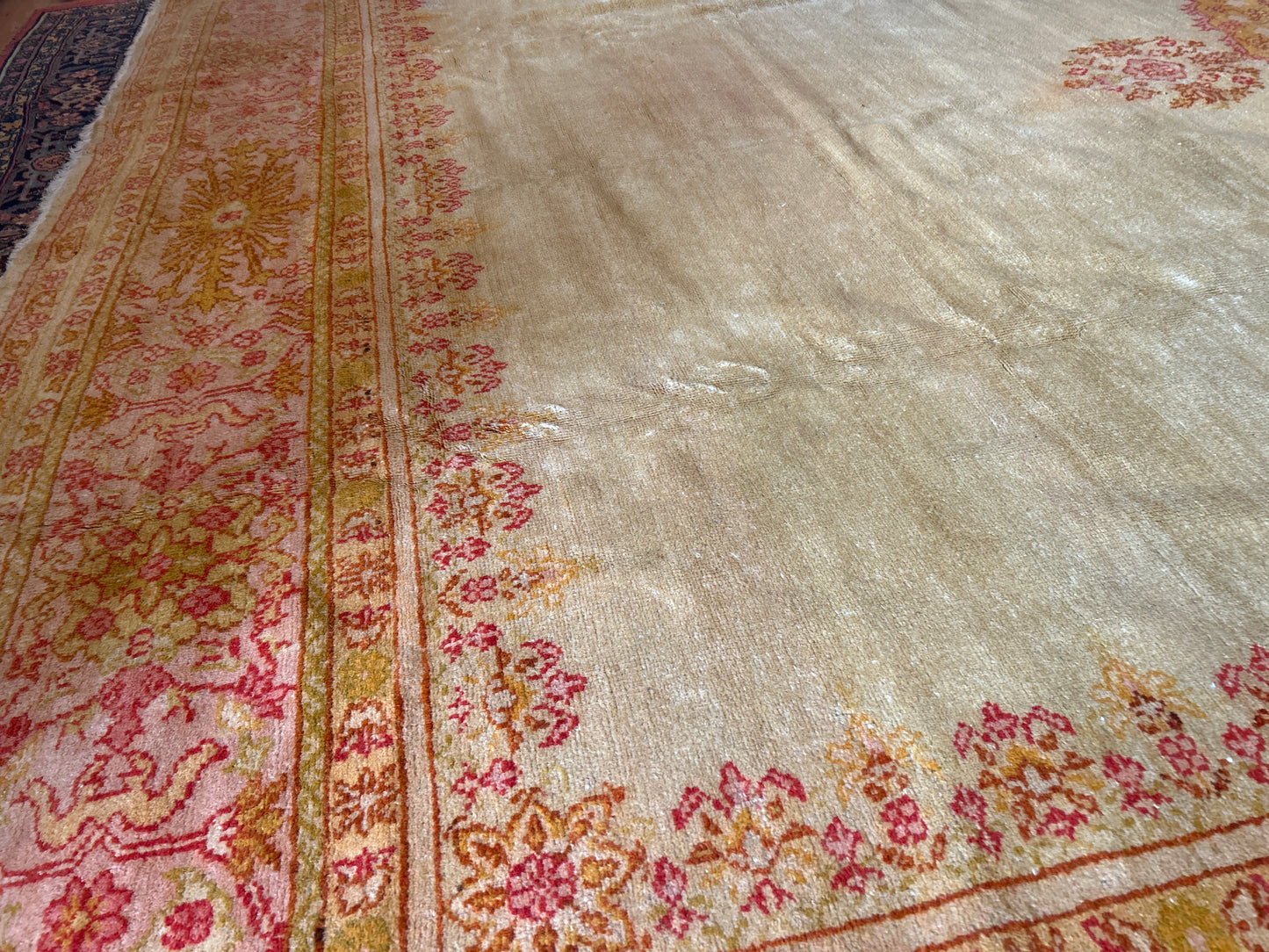 Turkish Oushak - 11.7x15.3 - 11994Haley