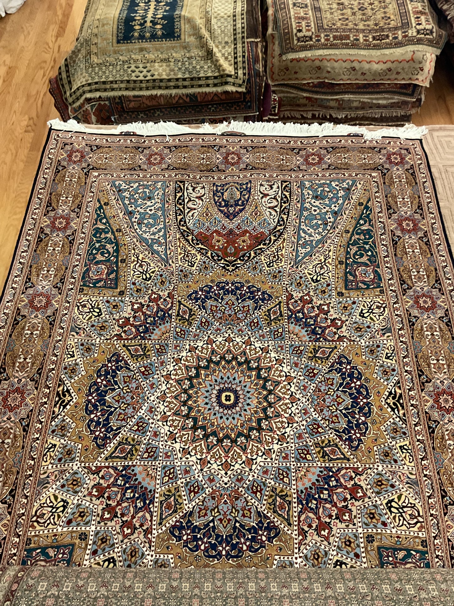 Persian Tabriz W/silk - 6.8x10.1 - MA3619