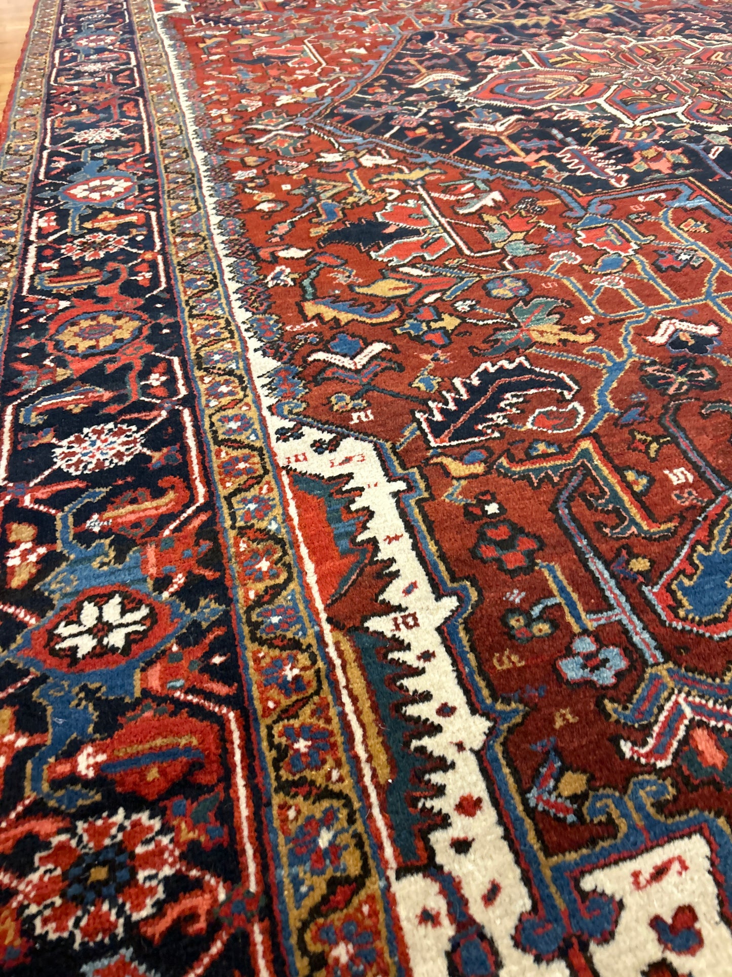 Persian Heriz - 9.2x13.8 - 21199