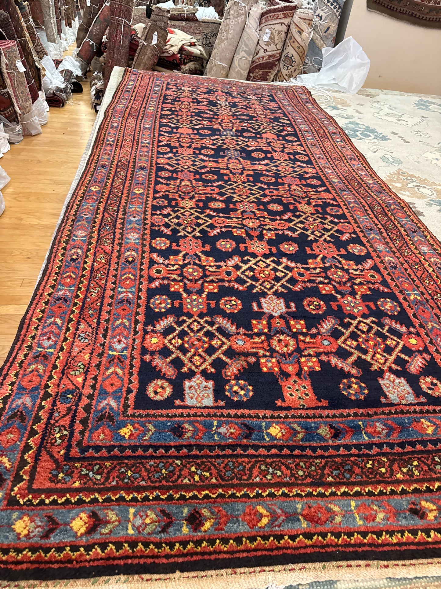 Persian Kurdish Hamadan - 4.6x10.9 - J5606