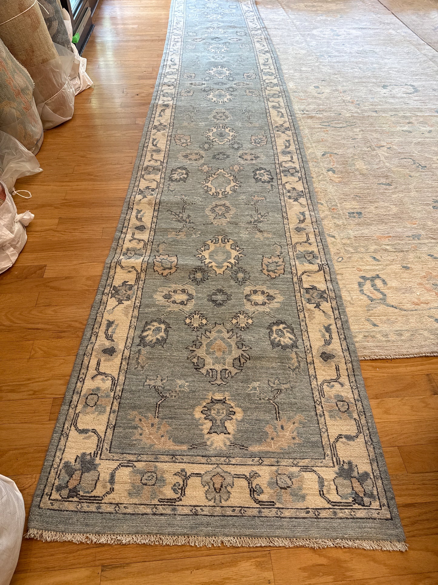 Afghan Oushak - 2.11x17.6 - W2564