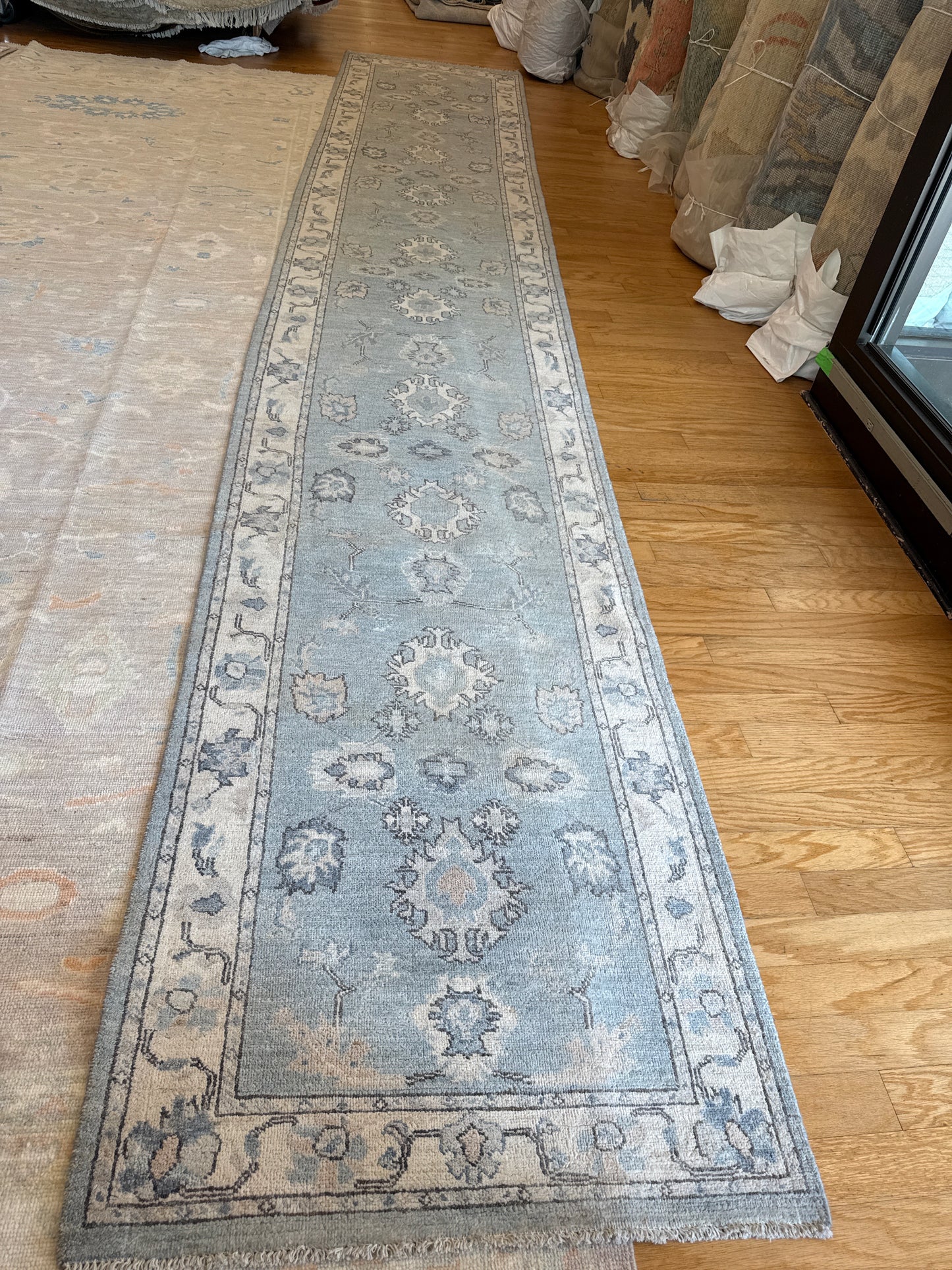 Afghan Oushak - 2.11x17.6 - W2564