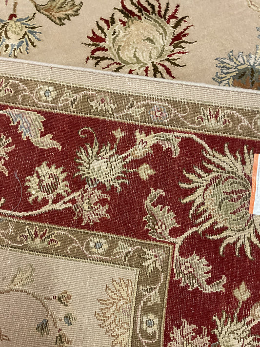 Indian Agra Jaipur W/silk - 6.0x9.0 - P6077
