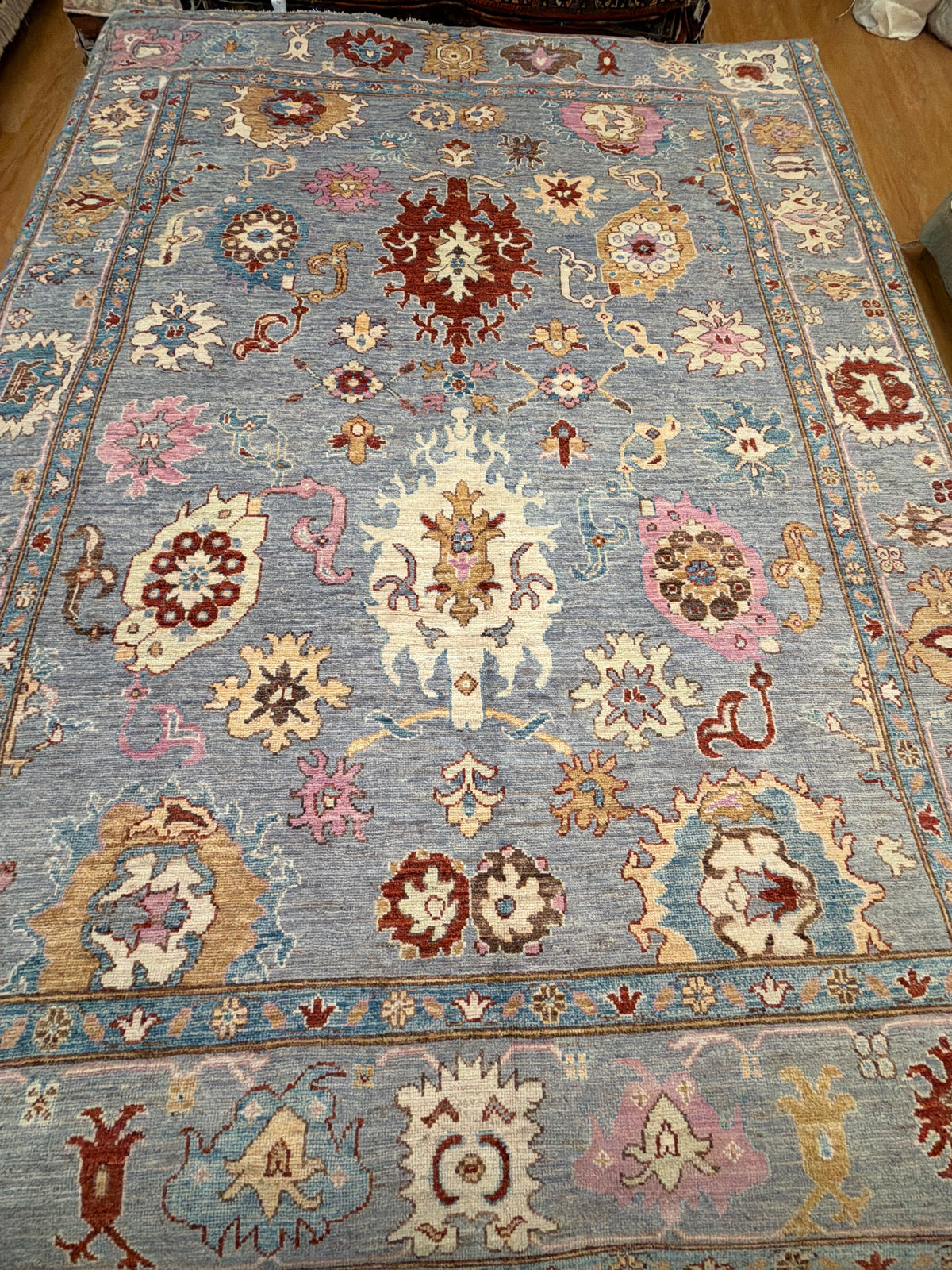 Afghan Oushak - 8.11x11.10 - 7296