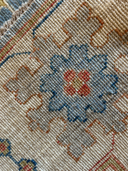 Afghan Oushak Rug, 7'11" x 9'10", in blue, navy, purple and red - photo 4