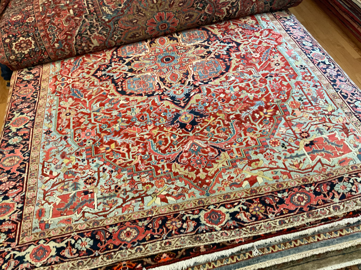 Persian Heriz - 9.2x12.4 - 17943
