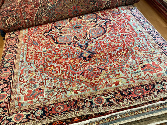 Persian Heriz - 9.2x12.4 - 17943