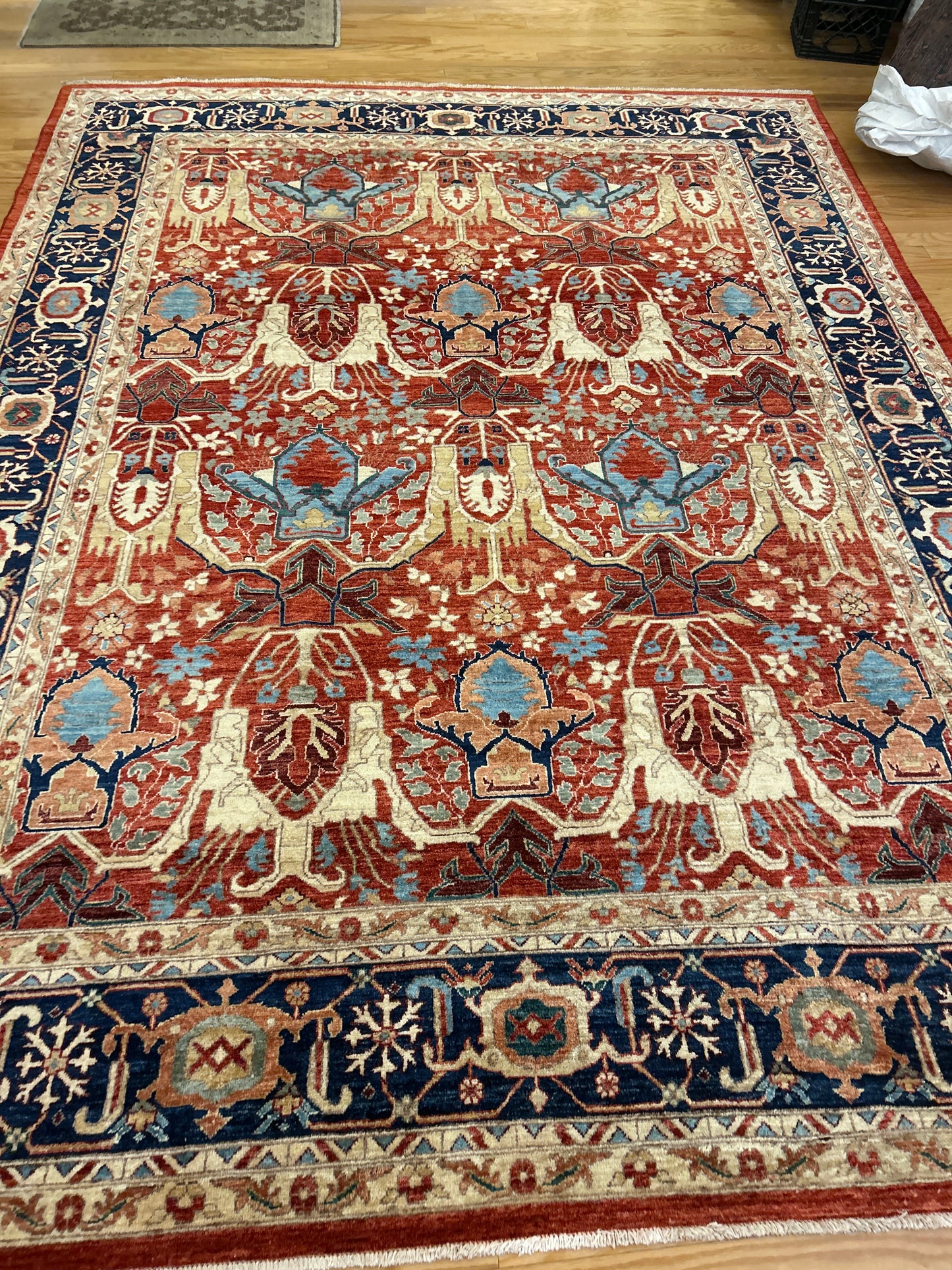 Afghan Heriz - 8.10x11.8 - FA331261
