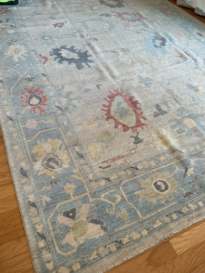 Afghan Oushak Rug, 8'10" x 12' - photo 2
